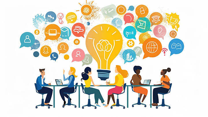 التغذية البصرية وتوليد الأفكار